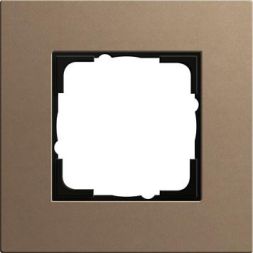Gira 0211221 1-way cover frame Gira Esprit Lin.Mplx.Light brown