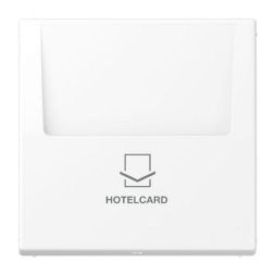 Jung LS590CARDWWM Hotelcard switch (without button insert), Hotelcard, LS series, snow white matt