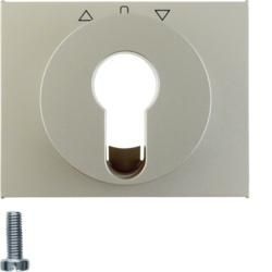 Berker 15047104 Central piece for blind key switch/button stainless steel, painted Berker K