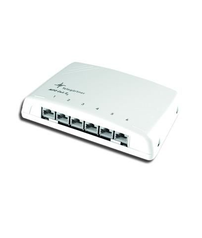 Telegärtner J02021A0053 Cat.6 unshielded mPD6-H K RAL7035 distributor 6xRJ45
