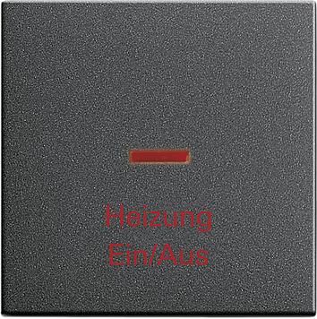 Gira 067828 rocker control heating on / off system 55 anthracite