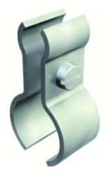OBO Bettermann 1020 19-28mm galvanized tension wire clamp, 1404288