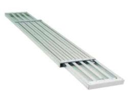 PROTEC.class 05101120 Ladders Aluminium telescopic plank PATD