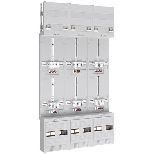 ABN 3Pkt 6Z lockable HS/ZSK 5-pin 750x1350mm meter panel (Z39660)