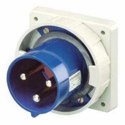 Mennekes 3665 panel plug 125A 3-pin 6h 230V IP67