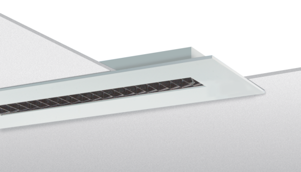 Ridi Leuchten 0860527 ESL-R1X145/45DA-SM LED grid recessed luminaire