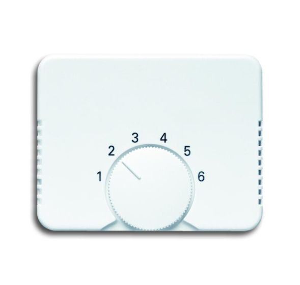 Busch-Jaeger 1794-24G central plate, for room temperature controller, studio white high gloss