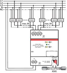 ABB DG/S2.64.1.1 KNX DALI gateway | 2-fold, DT6