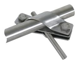 Dehn & Söhne 649015 NIRO 25mm for Rd 7-10mm Fl -40mm TE connection clamp