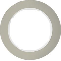 Berker 10112014 frame stainless steel/polar white series R.classic