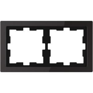 MERTEN MEG4020-6503 glass frame D-Life 2-way onyx black