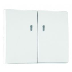 EFAPEL ROCKER F/DOUBLE-FUNCT MEC W/ ORIENT LIGHT WH