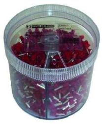 PROTEC.class 05103656 Wire end sleeves PAEHG 205/8 blue insulated 1000pcs. Wire end sleeves 2.0qmm/8mm