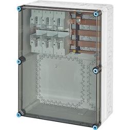 Hensel 1xNH 2 3-pole busbar 630A 5-pole Mi-fuse housing