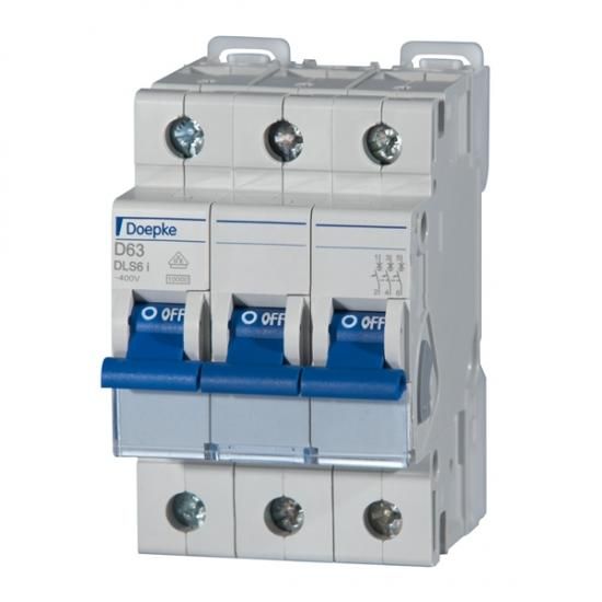 Doepke 09916477 DLS6I D40A 3-pole 10KA circuit breaker