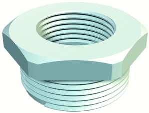 OBO Bettermann 107 R M50-20 PA light grey reduction, 2030655