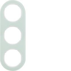 Berker 10132009 frame glass, polar white series R.classic