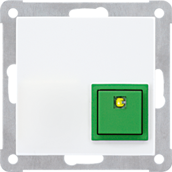 Jung NRSAS0834ATWW emergency call system cancel button, AS series, alpine white