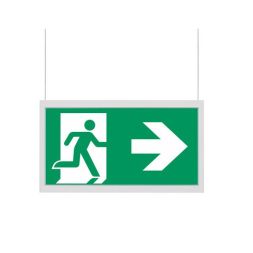 CEAG emergency light two-sided PL/PR 30m for GuideLed 11x25 LED pictogram disc