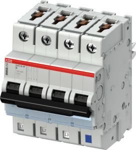 ABB Stotz-Kontakt S403M-B13NP, miniature circuit breaker B, 13A, NP, 10kA, 4P, plug-in protected neutral conductor, 2CCS573103R8135