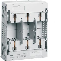 Hager LT253U NH2-base 3x400A SS 60mm outlet M10