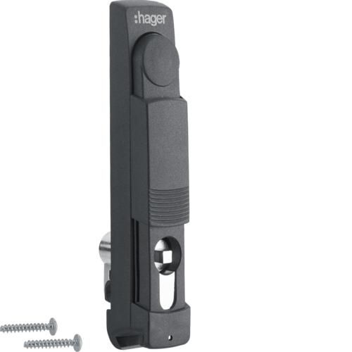 Hager MES-SH4K8K 160x35 with mandrel square 8mm swivel lever handle