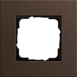 Gira 0211223 1-way cover frame Gira Esprit Lin.Mplx.DBrown