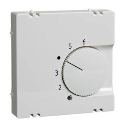ELSO 367104 Central plate for temperature controller JOY pure white