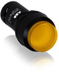 ABB Stotz-Kontakt CP3-13Y-10, LED illuminated pushbutton compact 1S yellow high touch.. LED 230V AC/DC, 1SFA619102R1313