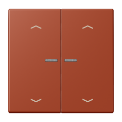 Jung BTLC17102P232 JUNG HOME button 2-way, with arrow symbols, LS series, locre rouge