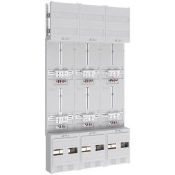 ABN 3Pkt 6Z terminal block/ZSK 5-pole 750x1350mm meter field (Z39560)