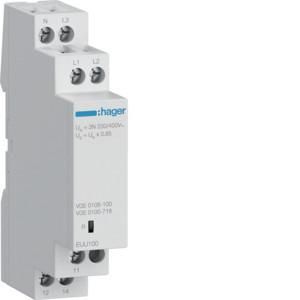 Hager EUU1001P+N/3P+N 1 changeover control relay