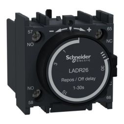 Schneider Electric LADR26 1S/1Ö off-delay 0.1-30s auxiliary contact block