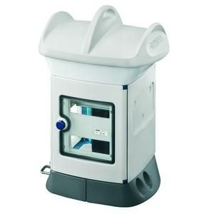 Gewiss GW68711W IEC 16B freestanding for 2 flange plates, empty housing