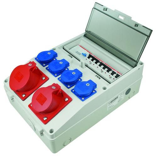 PROTEC.class 05106359 PWV4u2 4-way 2-way CEE with fuse wall distributor