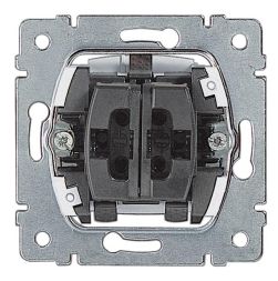 Legrand 775822 insert rocker switch 2p+n B/K, (grey)