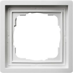 Gira 0211112 1-way cover frame surface switch pure white