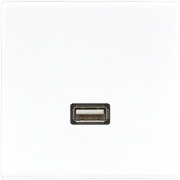 Jung MALS1122WW Multimedia connection system USB 2.0, LS series, alpine white