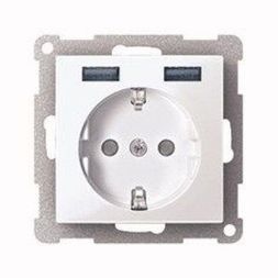 ELSO ELG365340 socket 1f pws USB UP with KS IP20 ZP