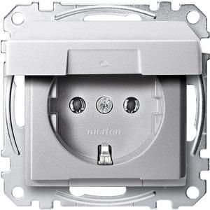 MERTEN MEG2311-0460 SCHUKO socket aluminum System M