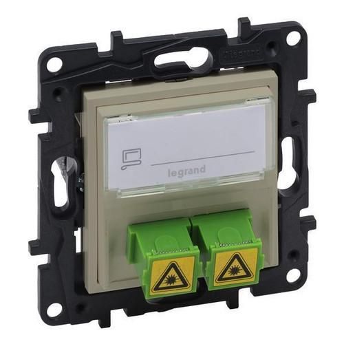 Legrand 864644 Niloe Step Sc/Apc Sand fiber optic socket