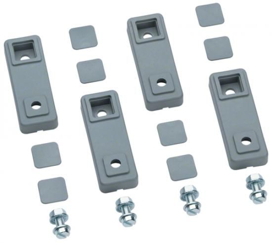 Hager FL863Z wall mounting brackets (RAL7046) Orion