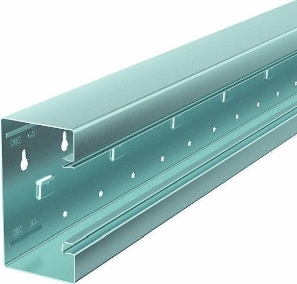 OBO Bettermann 6277203 symmetrical 70x130x2000 bvz steel device installation duct