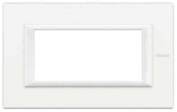 Bticino HA4804HD frame 4 modules white aluminium, (white)