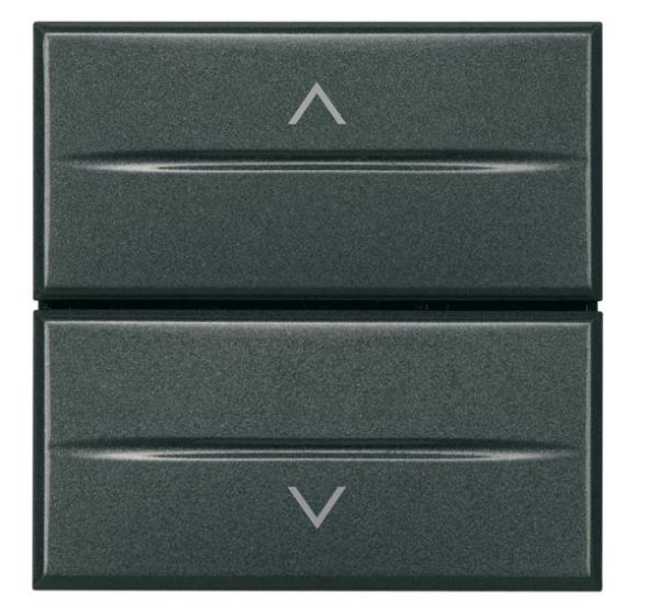 Bticino HS4037/2 blind button, (anthracite)