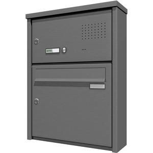 Ritto RGE1342120 Letterbox surface-mounted vertical Audio, Pur, stainless steel