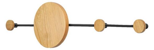 LEDVANCE Osram 4058075756786 DECOR PERCHERO WOOD 800 830 BK WD LED wall/ceiling light