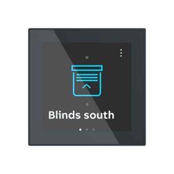 BUSCH-JAEGER 2TMA310010B0004 KNX/f@h touch panel Room Touch | Standard | black glass | 4 inches