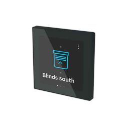 BUSCH-JAEGER 2TMA310010B0004 KNX/f@h touch panel Room Touch | Standard | black glass | 4 inches