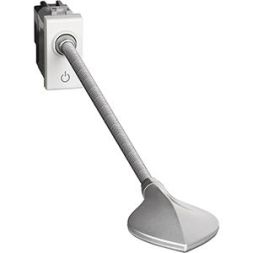 Bticino N4362 reading lamp 3, 3W-LED flex. neck white